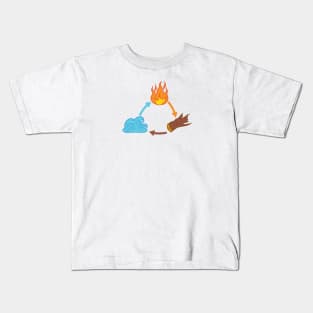 Fire-Wood-Water Kids T-Shirt